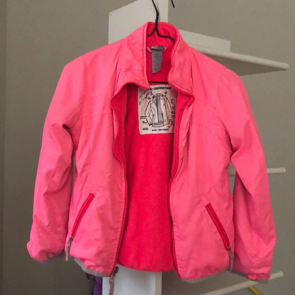 Champion pink neon kids winter coat